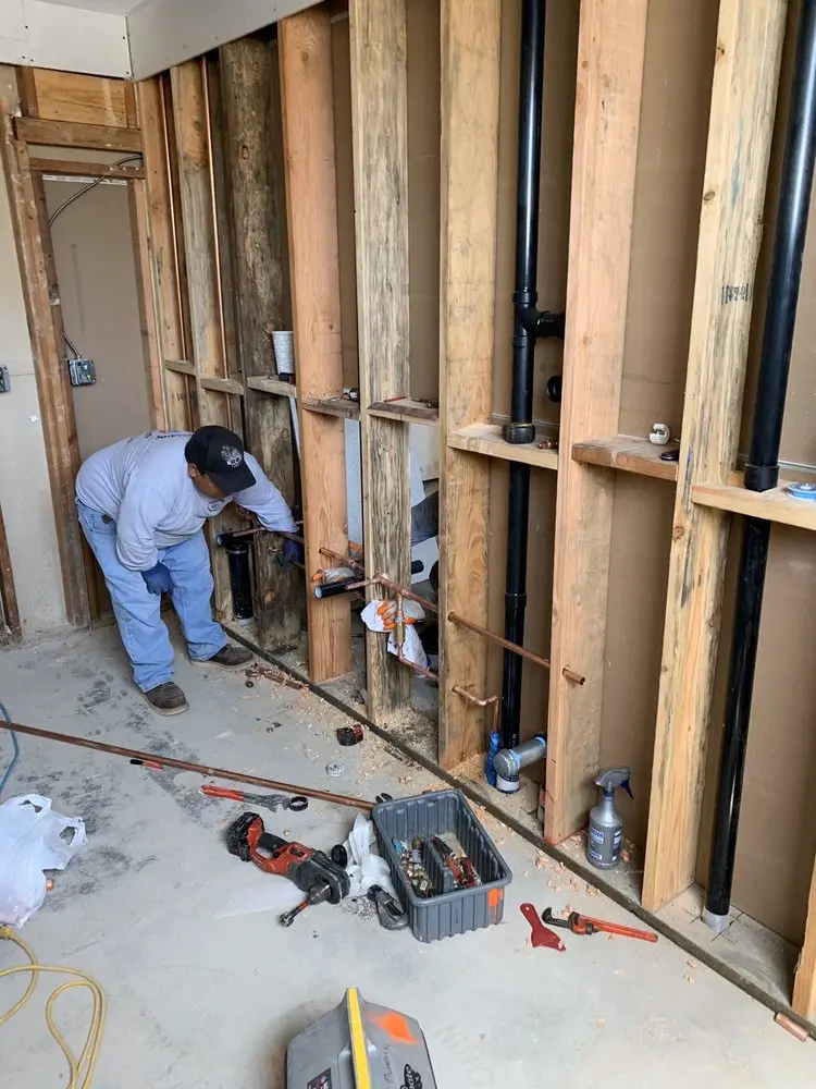 Commercial rough-in plumbing for Gas Line Repair in Brookline